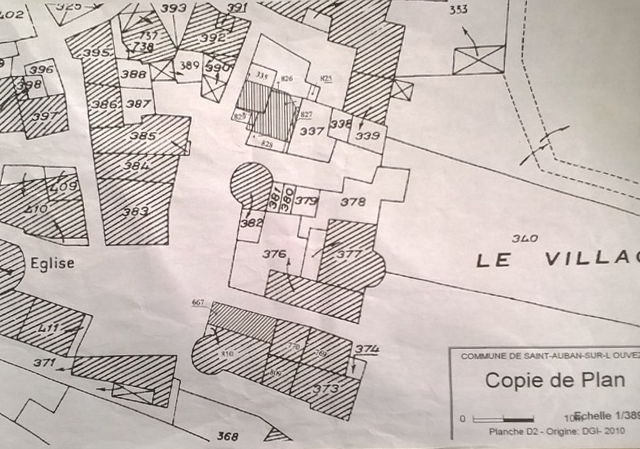 Plan cadastre du village , consultable en Mairie  &copy;Sandy ANDRIANT &copy; 2019 